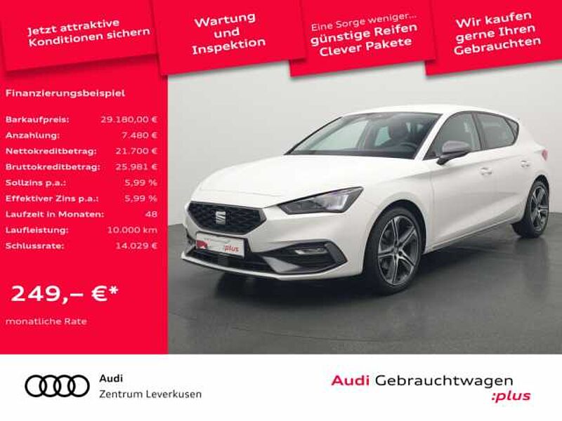 SEAT Leon FR Plus DSG VIRT AHK CARPLAY LED SHZ PDC
