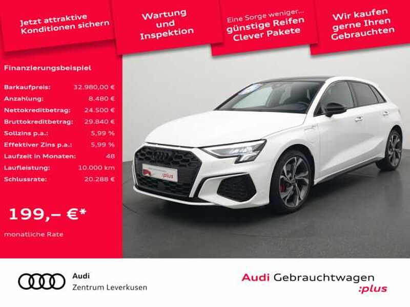 Audi A3 Sportback S line RAUTE VIRT LED SHZ PDC NAVI in 51373 Leverkusen Audi A3 Sportback S line RAUTE VIRT LED SHZ PDC NAVI
