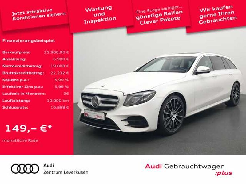 Mercedes-Benz E 220 T d AMG Line AHK LED KAM PTS SHZ
