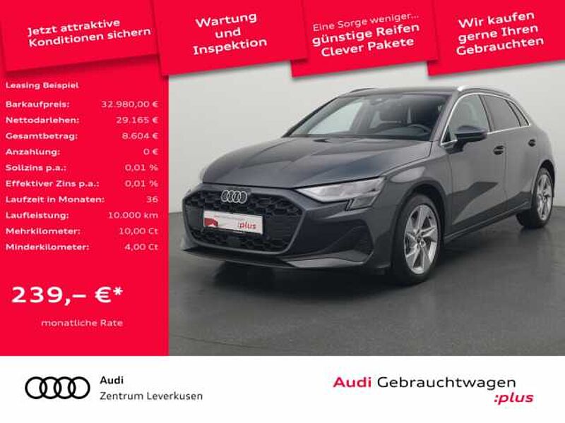 Audi A3 Sportback 35 TFSI LED VIRT SHZ NAVI PDC in 51373 Leverkusen Audi A3 Sportback 35 TFSI LED VIRT SHZ NAVI PDC