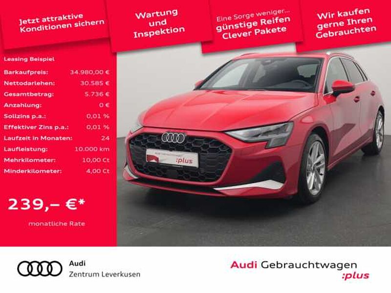 Audi A3 Sportback advanced S-TRON SONOS AHK HUD NAVI in 51373 Leverkusen Audi A3 Sportback advanced S-TRON SONOS AHK HUD NAVI