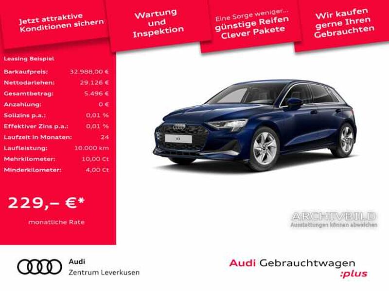 Audi A3 Sportback LED B&O HUD SHZ NAVI PDC in 51373 Leverkusen Audi A3 Sportback LED B&O HUD SHZ NAVI PDC