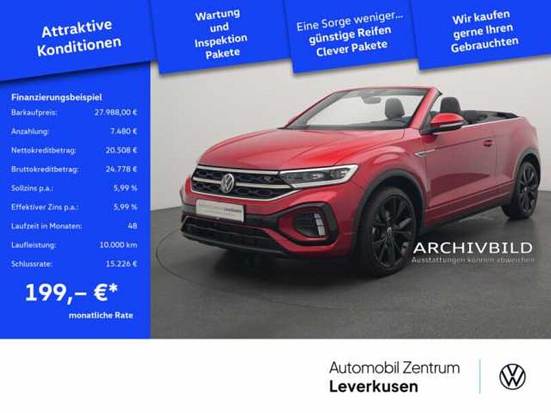Volkswagen T-Roc Cabriolet R-Line LED VIRT LEDER KAM SHZ