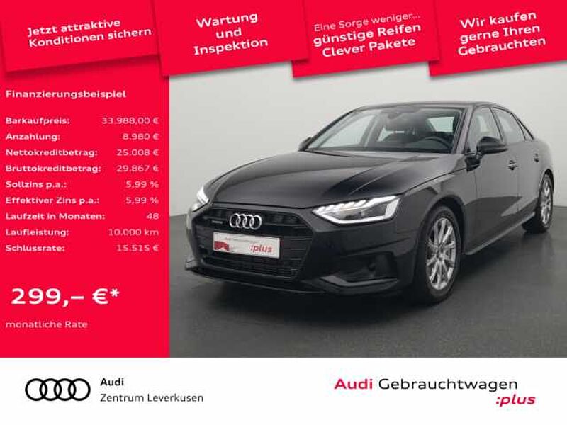 Audi A4 40 quattro advanced 360° MATRIX B&O HUD SHZ in 51373 Leverkusen Audi A4 40 quattro advanced 360° MATRIX B&O HUD SHZ