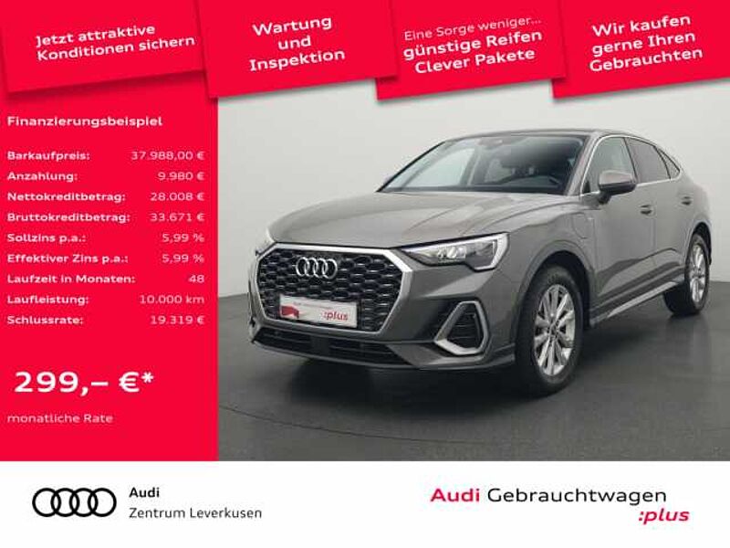 Audi Q3 Sportback 45 e S line LED PDC SHZ VIRT KLIMA
