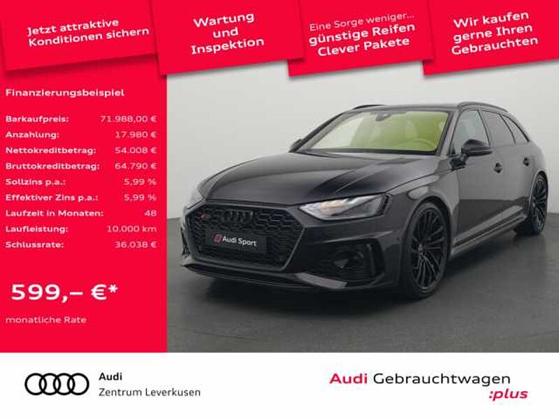 Audi RS4 Avant PANO 280KM/H B&O HUD KAM 360° LEDER