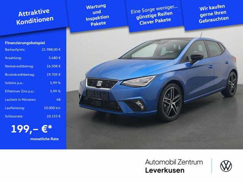 SEAT Ibiza FR DSG PANO LED KAM SHZ PDC