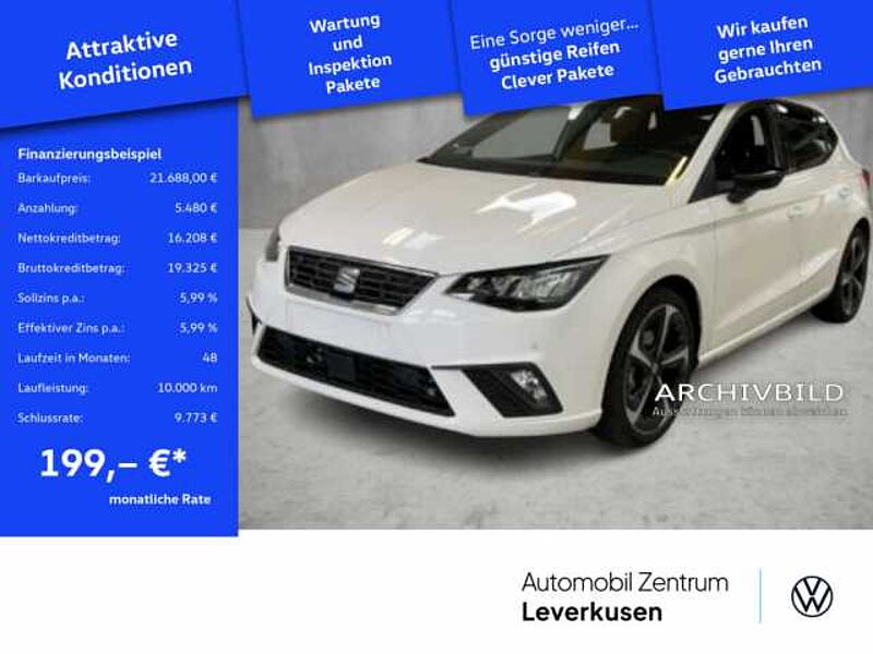 SEAT Ibiza FR DSG VIRT LED KAM SHZ PDC