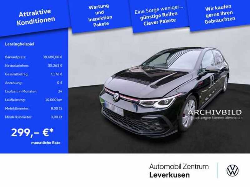 Volkswagen Golf VIII GTI DSG VIRT MTRIX PANO HUD KAM SHZ