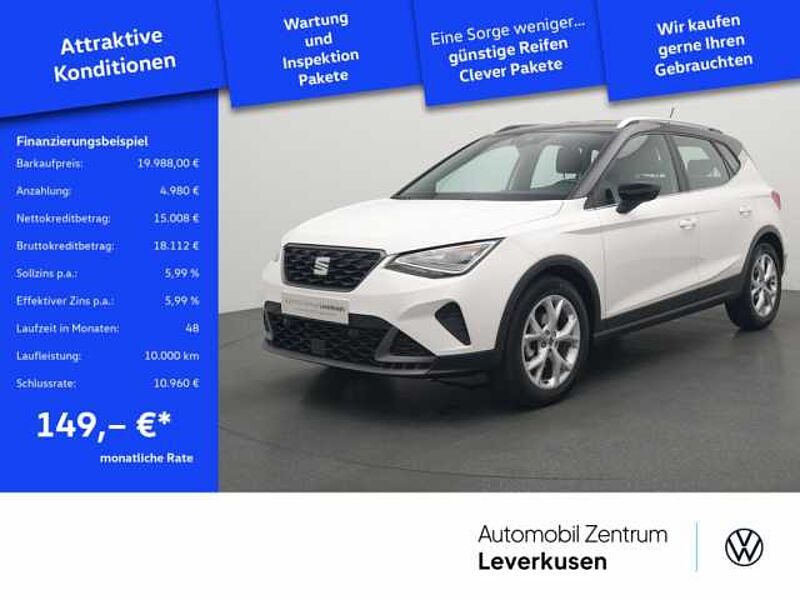 SEAT Arona LED VIRT SHZ PDC KAM KLIMA