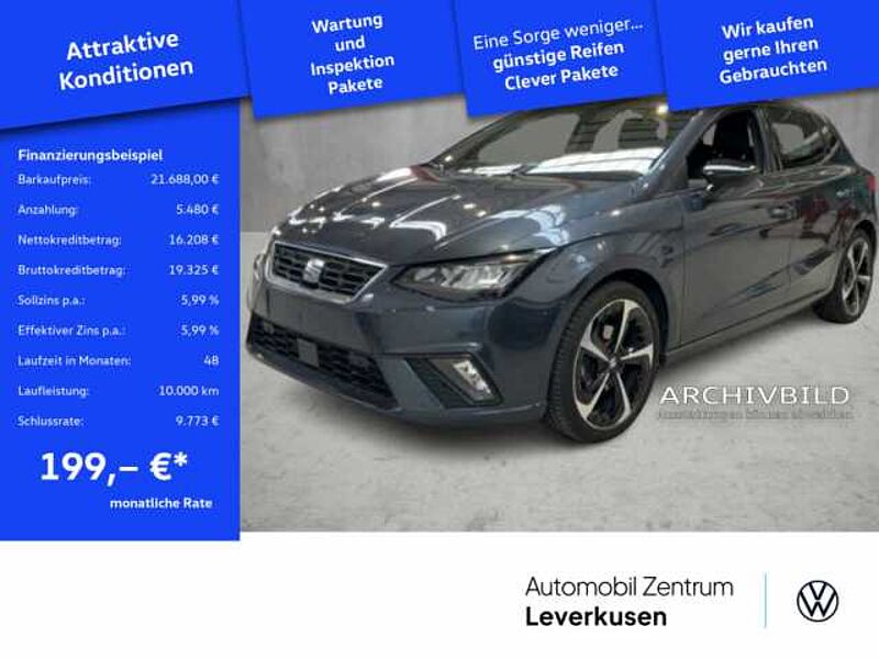 SEAT Ibiza FR DSG VIRT LED KAM SHZ PDC