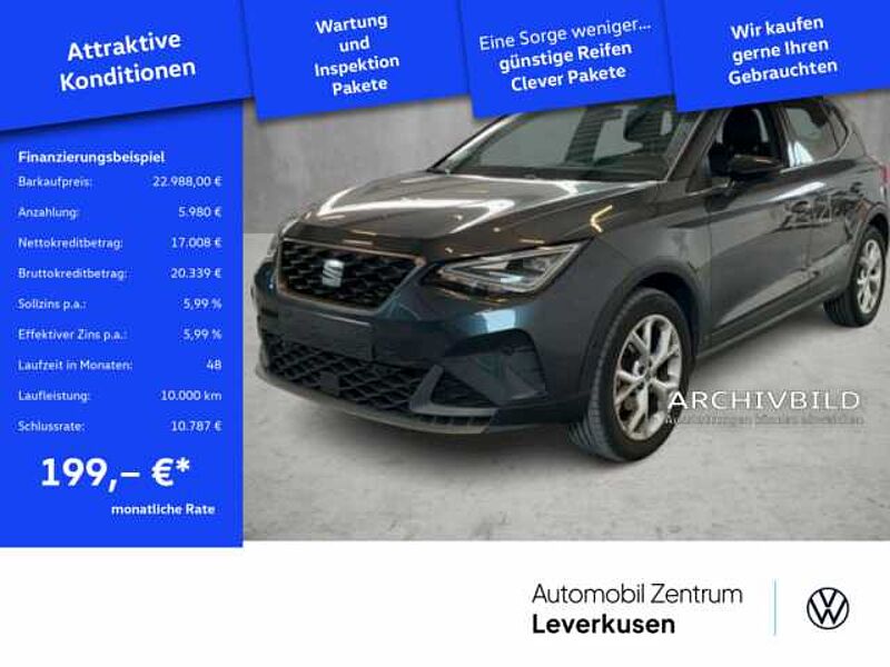 SEAT Arona DSG VIRT KAM SHZ LED PDC KEYLESS ACC NAVI