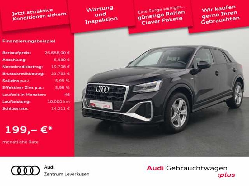 Audi Q2 35 S line LED KAM SHZ PDC KLIMA