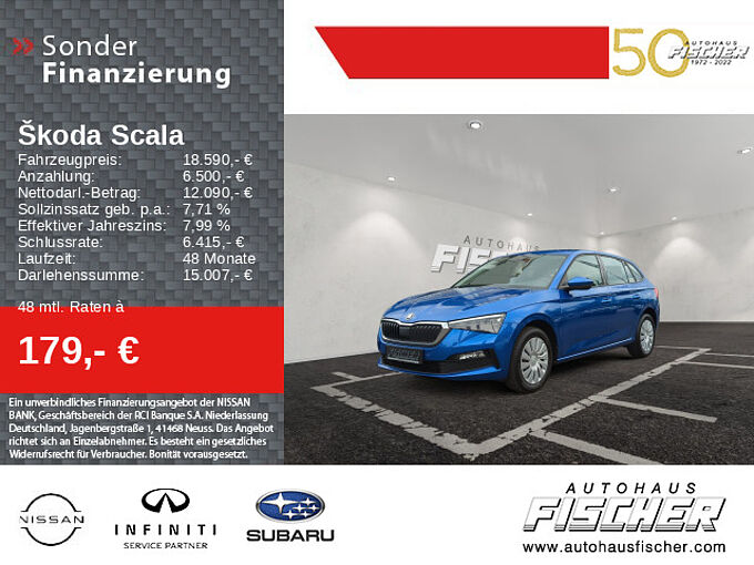 SKODA Scala 1.0 Ambition LED SmartLink Sitzheizung Touchscreen