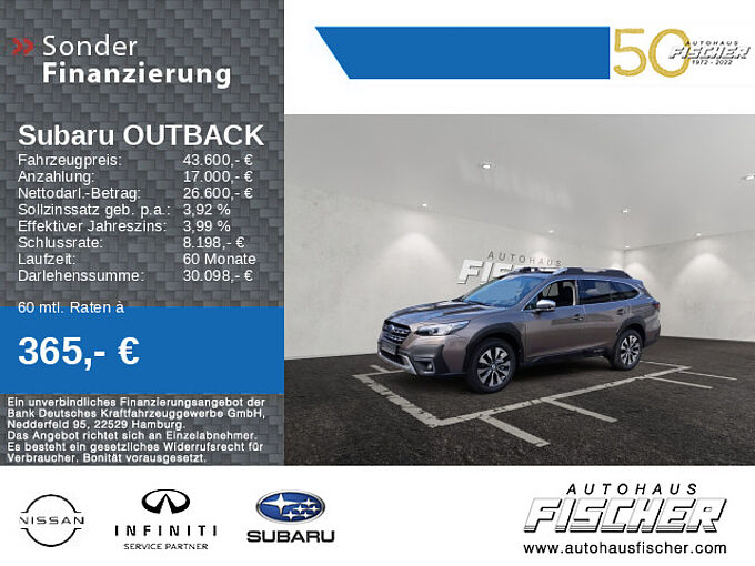 Subaru OUTBACK 2.5i Platinum Automatik 4WD Navi Leder Kameras Schiebedach