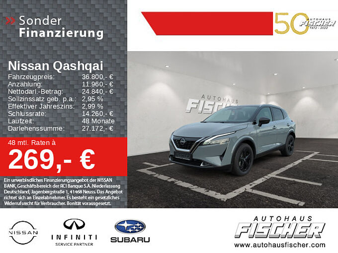 Nissan Qashqai e-Power Black Edition PanoDach HUD Navi 360°-Kamera