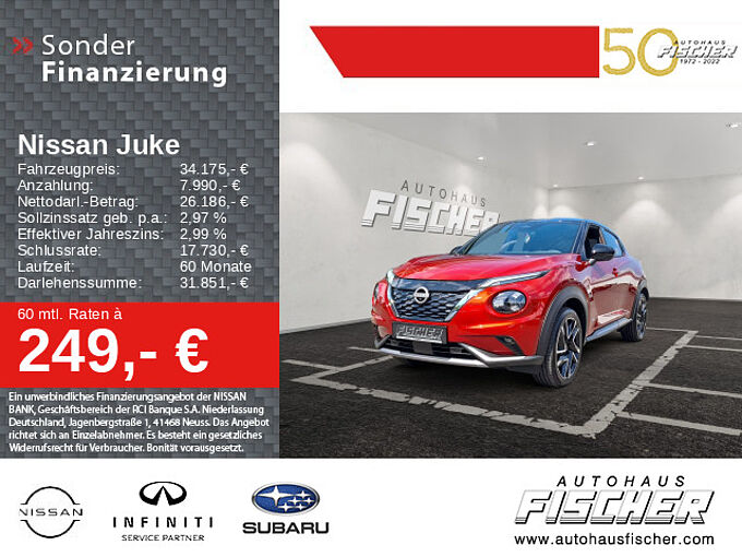 Nissan Juke 1.6 Hybrid N-Design Winterpaket Navi Kameras Teilleder