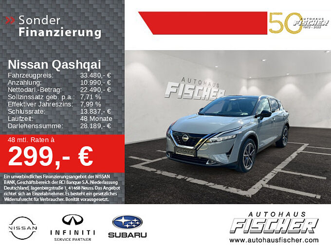 Nissan Qashqai e-Power Tekna Navi Teilleder 360°-Kameras LED Pano-Dach