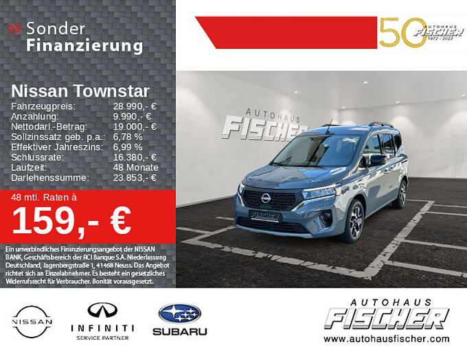 Nissan Townstar Kombi 1.3 L1 Tekna Leder Sitzheizung Rückfahrkamera