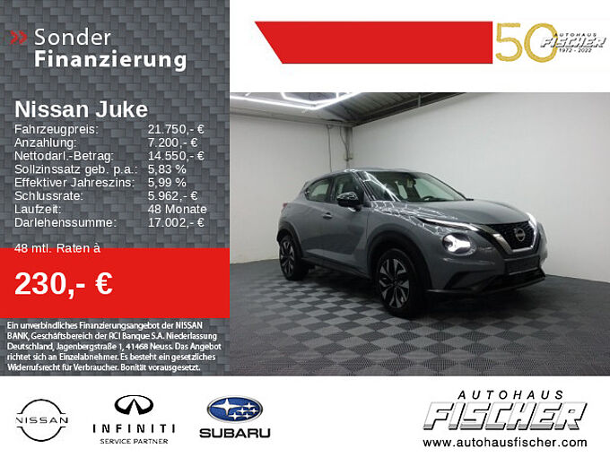 Nissan Juke 1.0 Acenta Rückfahrkamera LED Navi