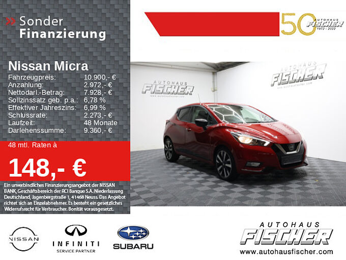 Nissan Micra 0.9 Tekna Leder Sitzheizung 360° Bose Navi