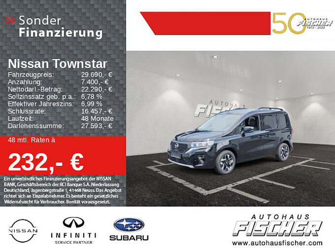 Nissan Townstar Kombi 1.3 L1 Tekna Leder Sitzheizung Rückfahrkamera