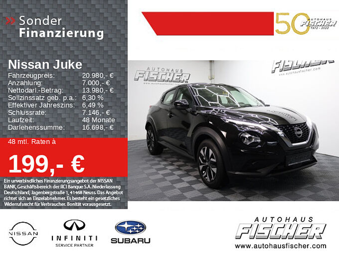 Nissan Juke 1.0 Acenta Navi LED Sitzheizung Kamera