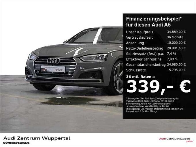 Audi A5 Cabrio 40 TFSI S-LINE AHK B&O LEDER KAMERA Sport