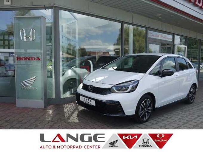 Honda Jazz 1.5 i-MMD Hybrid Advance Sport SHZ Temp Tel.-Vorb. PDC Regensensor Alu BT L 1.5 i-MMD Hybrid Advance Sport SHZ Temp Tel.-Vorb. PDC Regensensor Alu BT Lichts