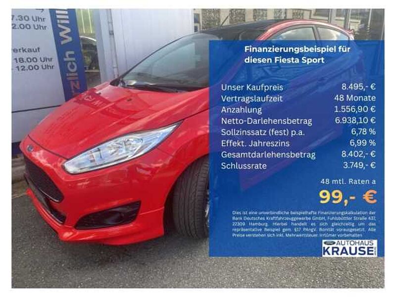 Ford Fiesta Sport 103kw 1. Hdn. 17'LM in 32469 Petershagen Ford Fiesta Sport 103kw 1. Hdn. 17'LM